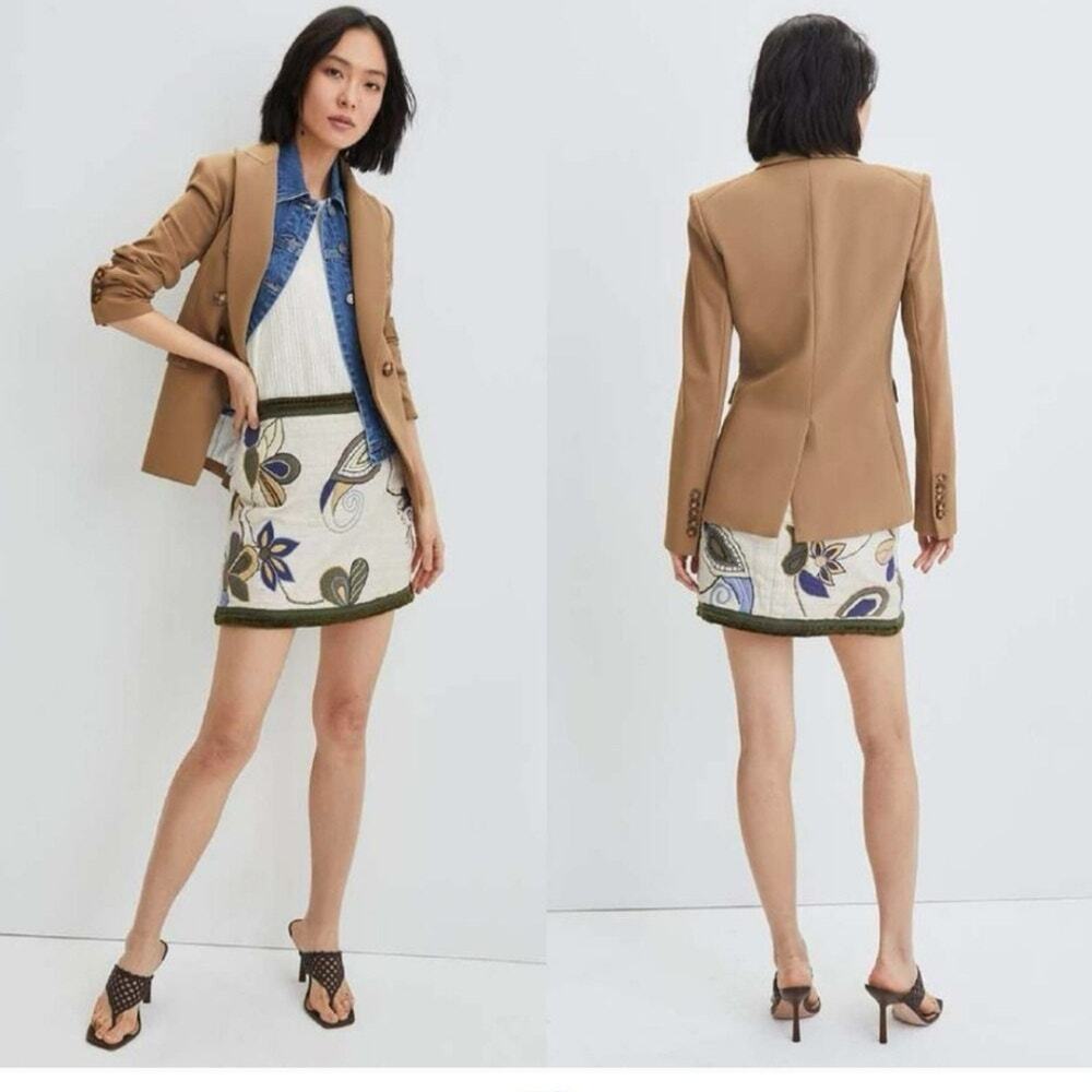 NWT Veronica Beard Miller Dickey Jacket Blazer 8 Acorn - Picture 4 of 10